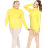imageSTRETCH IS COMFORT Womens and Plus Relaxed and Regular Turtleneck  XS 7XYellow