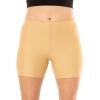 imageSTRETCH IS COMFORT Womens and Plus Size Nylon Booty Shorts  S3XBeige