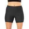 imageSTRETCH IS COMFORT Womens and Plus Size Nylon Booty Shorts  S3XBlack