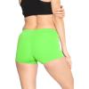 imageSTRETCH IS COMFORT Womens and Plus Size Nylon Booty Shorts  S3XLime Green