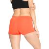 imageSTRETCH IS COMFORT Womens and Plus Size Nylon Booty Shorts  S3XOrange