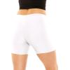 imageSTRETCH IS COMFORT Womens and Plus Size Nylon Booty Shorts  S3XWhite