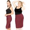 imageStretch is Comfort Womens MIDI Skirt Burgundy Large