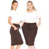 imageWomens Oh So Soft Jogger Skirt with Pockets  Small3XBrown