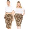 imageWomens Oh So Soft Jogger Skirt with Pockets  Small3XBrown Cheetah