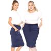 imageWomens Oh So Soft Jogger Skirt with Pockets  Small3XNavy Blue