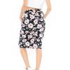 imageWomens Oh So Soft Jogger Skirt with Pockets  Small3XNavy Floral