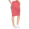 imageWomens Oh So Soft Jogger Skirt with Pockets  Small3XRed White Polkadot