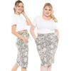 imageWomens Oh So Soft Jogger Skirt with Pockets  Small3XSnake