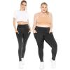 imageWomens Oh So Soft Luxe Cargo Leggings with Side PocketBlack