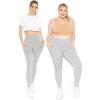 imageWomens Oh So Soft Luxe Cargo Leggings with Side PocketHeather Gray