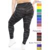imageWomens Oh So Soft Plus Size Full and Knee Length Leggings  Small to 7XBlack Camo