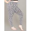 imageWomens Oh So Soft Plus Size Full and Knee Length Leggings  Small to 7XBlack Spacedye