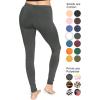 imageWomens Oh So Soft Plus Size Full and Knee Length Leggings  Small to 7XCharcoal Gray