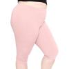 imageWomens Oh So Soft Plus Size Full and Knee Length Leggings  Small to 7XLight Pink