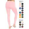 imageWomens Oh So Soft Plus Size Full and Knee Length Leggings  Small to 7XLight Pink