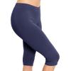 imageWomens Oh So Soft Plus Size Full and Knee Length Leggings  Small to 7XNavy Blue