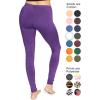imageWomens Oh So Soft Plus Size Full and Knee Length Leggings  Small to 7XPurple