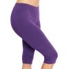 imageWomens Oh So Soft Plus Size Full and Knee Length Leggings  Small to 7XPurple