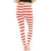 imageWomens Oh So Soft Plus Size Full and Knee Length Leggings  Small to 7XRed White Stripes