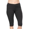 imageWomens Oh So Soft Plus Size Full and Knee Length Leggings  Small to 7XRibbed Black