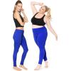 imageWomens Oh So Soft Plus Size Full and Knee Length Leggings  Small to 7XRoyal Blue