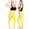 imageWomens Oh So Soft Plus Size Full and Knee Length Leggings  Small to 7XYellow