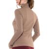 imageWomens and Plus Classic Ribbed Mock Neck Long Sleeve Top  Small  3X
