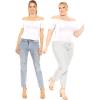 imageWomens and Plus Oh So Soft Off Shoulder MidLength TopWhite