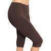 imageWomens and Plus Size KneeLength and Ankle Length LeggingsBrown