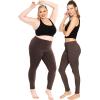 imageWomens and Plus Size KneeLength and Ankle Length LeggingsBrown