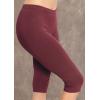 imageWomens and Plus Size KneeLength and Ankle Length LeggingsBurgundy