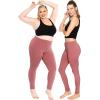 imageWomens and Plus Size KneeLength and Ankle Length LeggingsDark Mauve