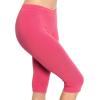 imageWomens and Plus Size KneeLength and Ankle Length LeggingsHot Pink