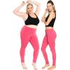 imageWomens and Plus Size KneeLength and Ankle Length LeggingsHot Pink
