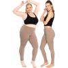 imageWomens and Plus Size KneeLength and Ankle Length LeggingsMocha