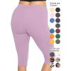 imageWomens and Plus Size KneeLength and Ankle Length LeggingsOrchid Purple