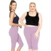 imageWomens and Plus Size KneeLength and Ankle Length LeggingsOrchid Purple