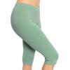 imageWomens and Plus Size KneeLength and Ankle Length LeggingsSage Green