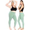 imageWomens and Plus Size KneeLength and Ankle Length LeggingsSage Green