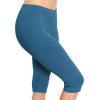 imageWomens and Plus Size KneeLength and Ankle Length LeggingsTeal