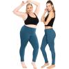imageWomens and Plus Size KneeLength and Ankle Length LeggingsTeal