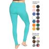 imageWomens and Plus Size KneeLength and Ankle Length LeggingsTurquoise