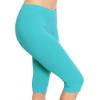 imageWomens and Plus Size KneeLength and Ankle Length LeggingsTurquoise