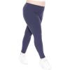 imageOh So Soft Womens Plus Size Knee Length and Full Length Leggings  XLarge  7XNavy Ribbed