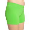 imageSTRETCH IS COMFORT Girls Nylon Spandex Stretch Booty ShortsLime Green