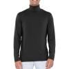 imageSTRETCH IS COMFORT Mens Oh So Soft Luxe Long Sleeve Stretch TurtleneckBlack