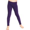 imageSTRETCH IS COMFORT Oh So Soft Solid Youth Girls and Plus Size Leggings  Comfortable Fit for Everyday Activities  Size 216Purple