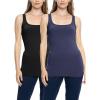 Black and Navy Blue