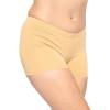 imageSTRETCH IS COMFORT Womens and Plus Size Nylon Booty Shorts  S3XBeige